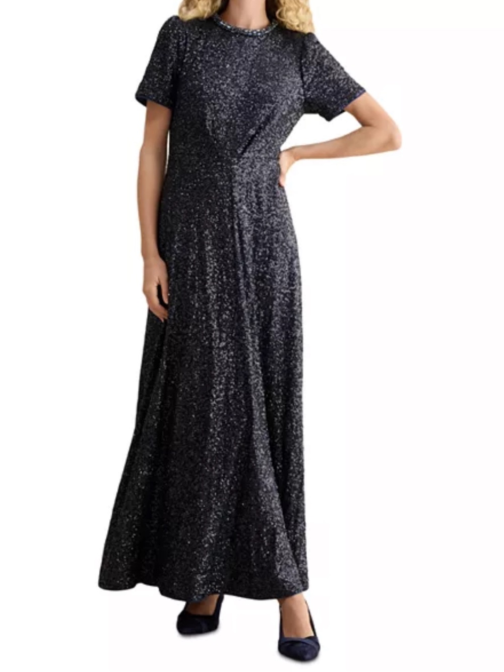 Hobbs London sequined Shirley dress